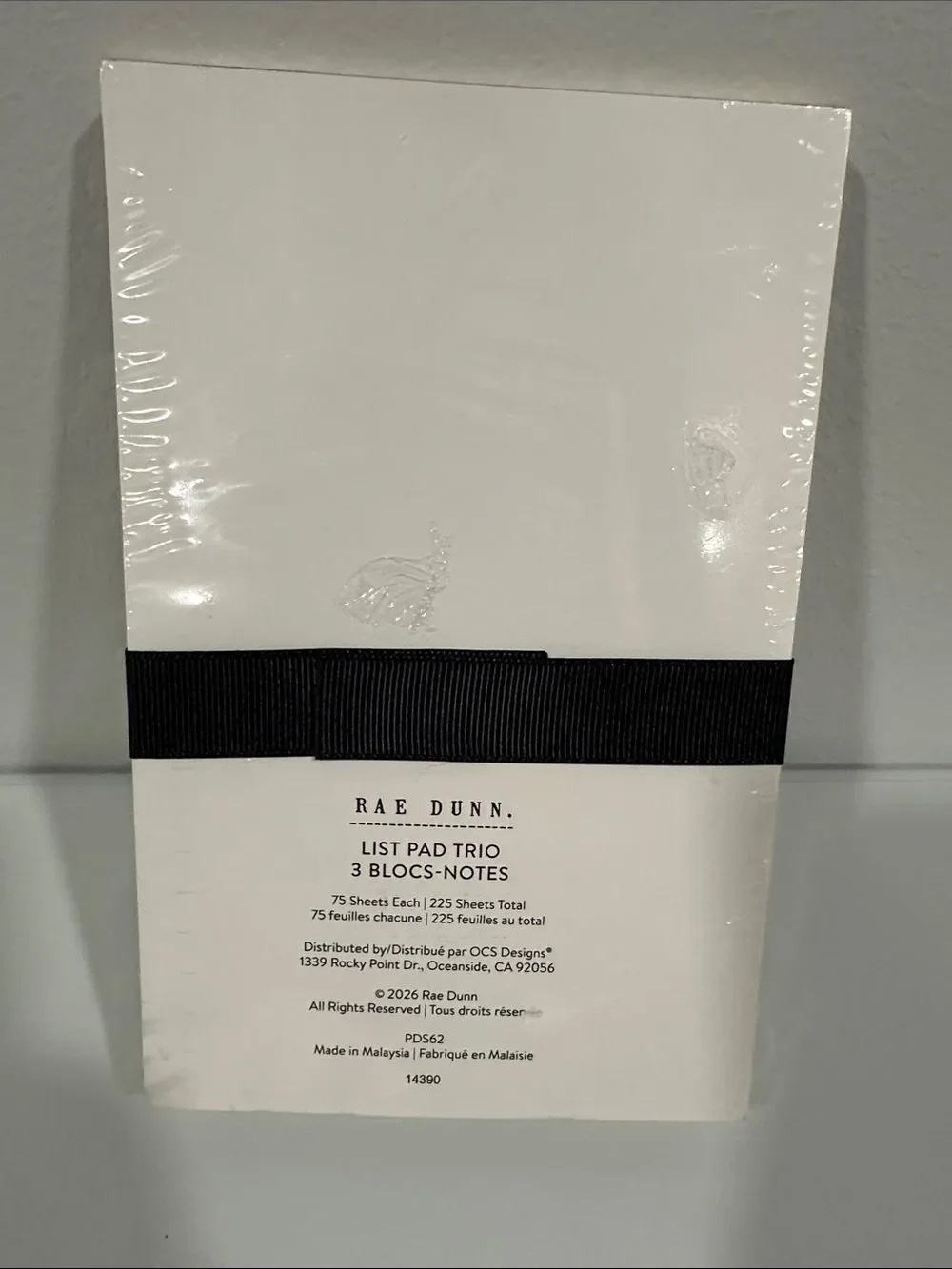 Rae Dunn ivory black